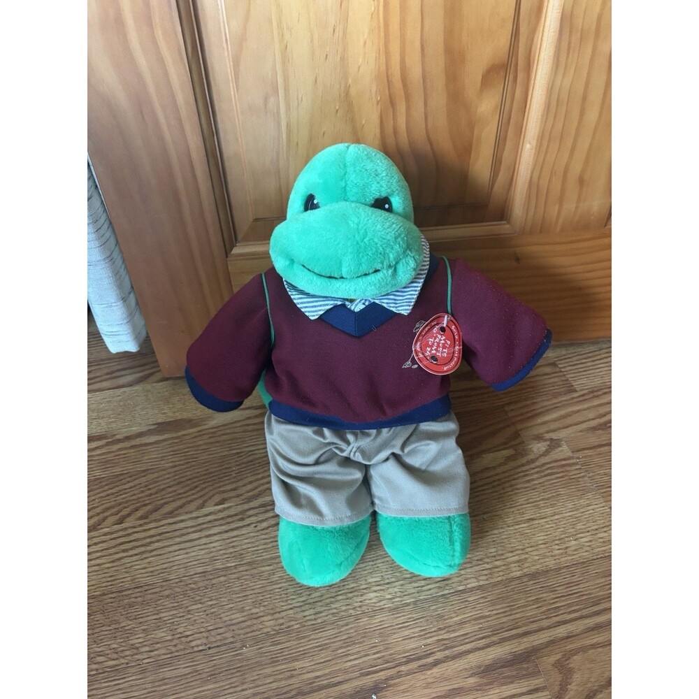 Build-a-Bear Vintage Turtle with Removable Zippered Shell And Golf Outfit